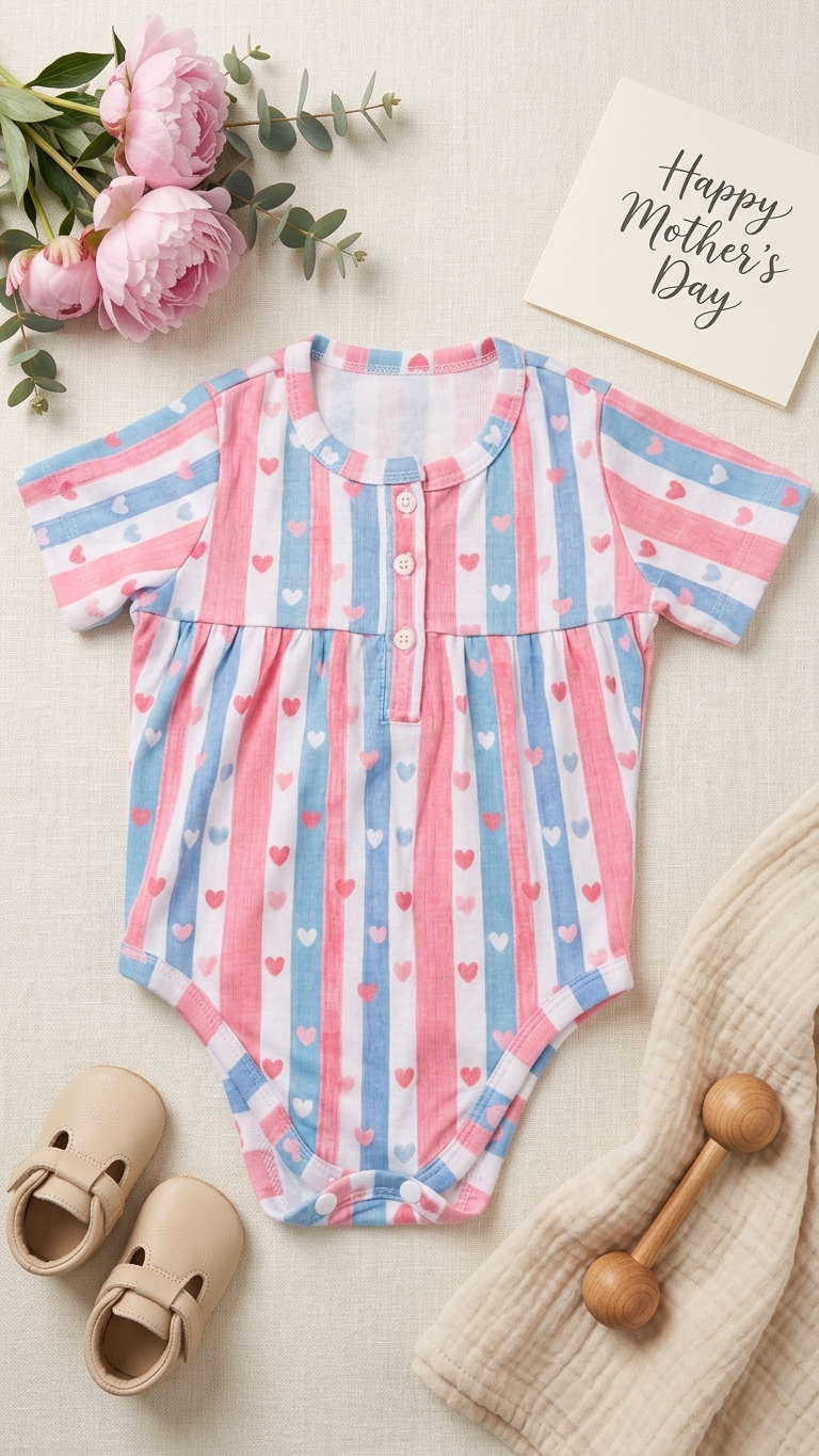Sweetheart Stripes Bodysuit