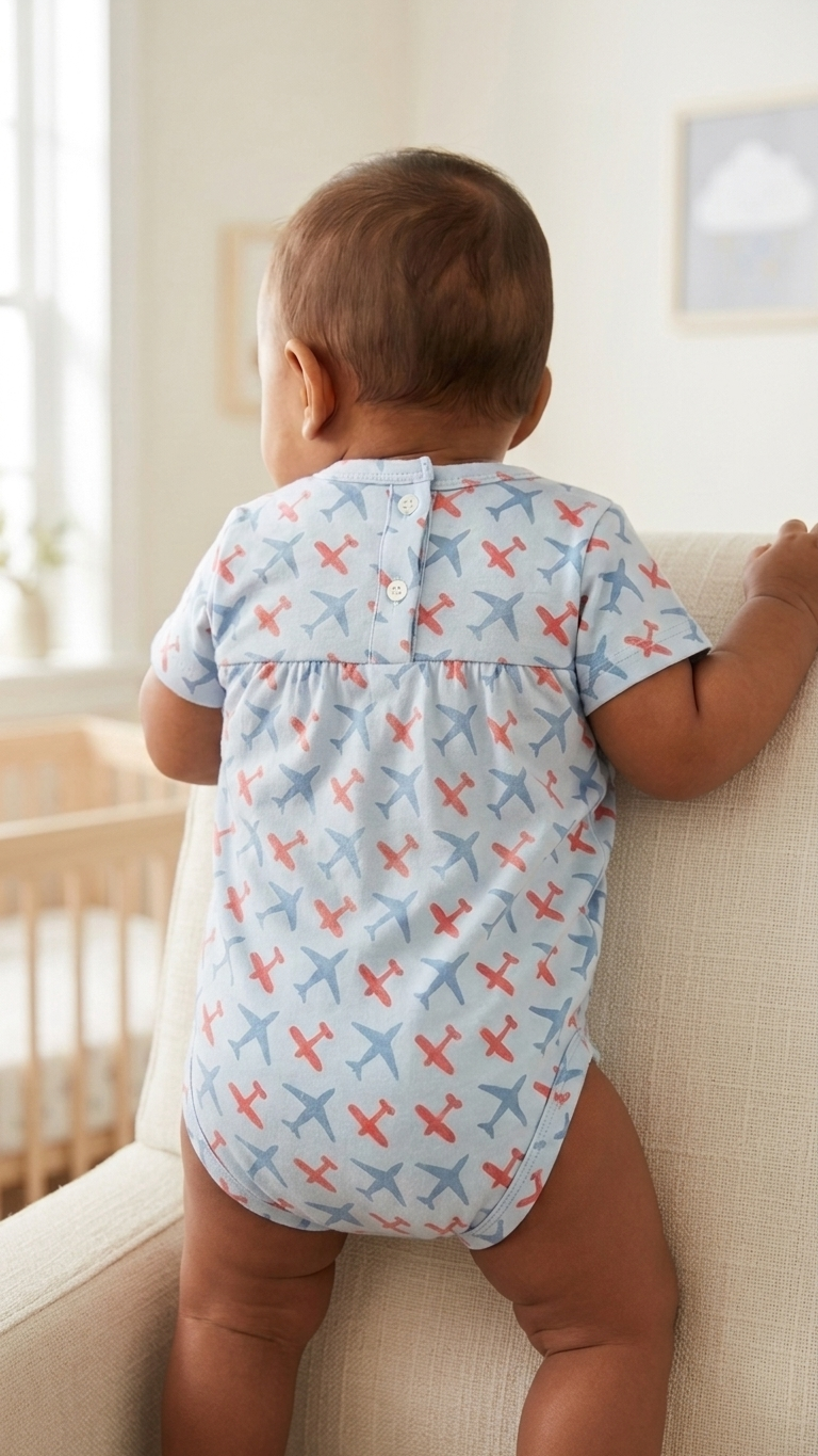 Airplane Print Bodysuit