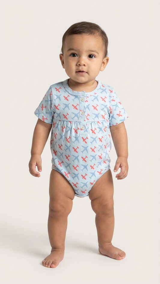 Airplane Print Bodysuit