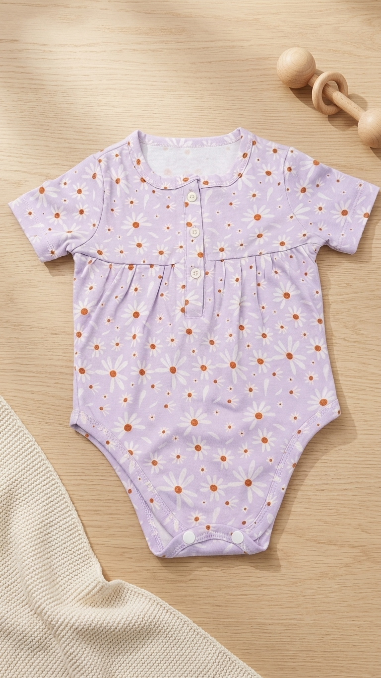 Lavender Daisy Bodysuit