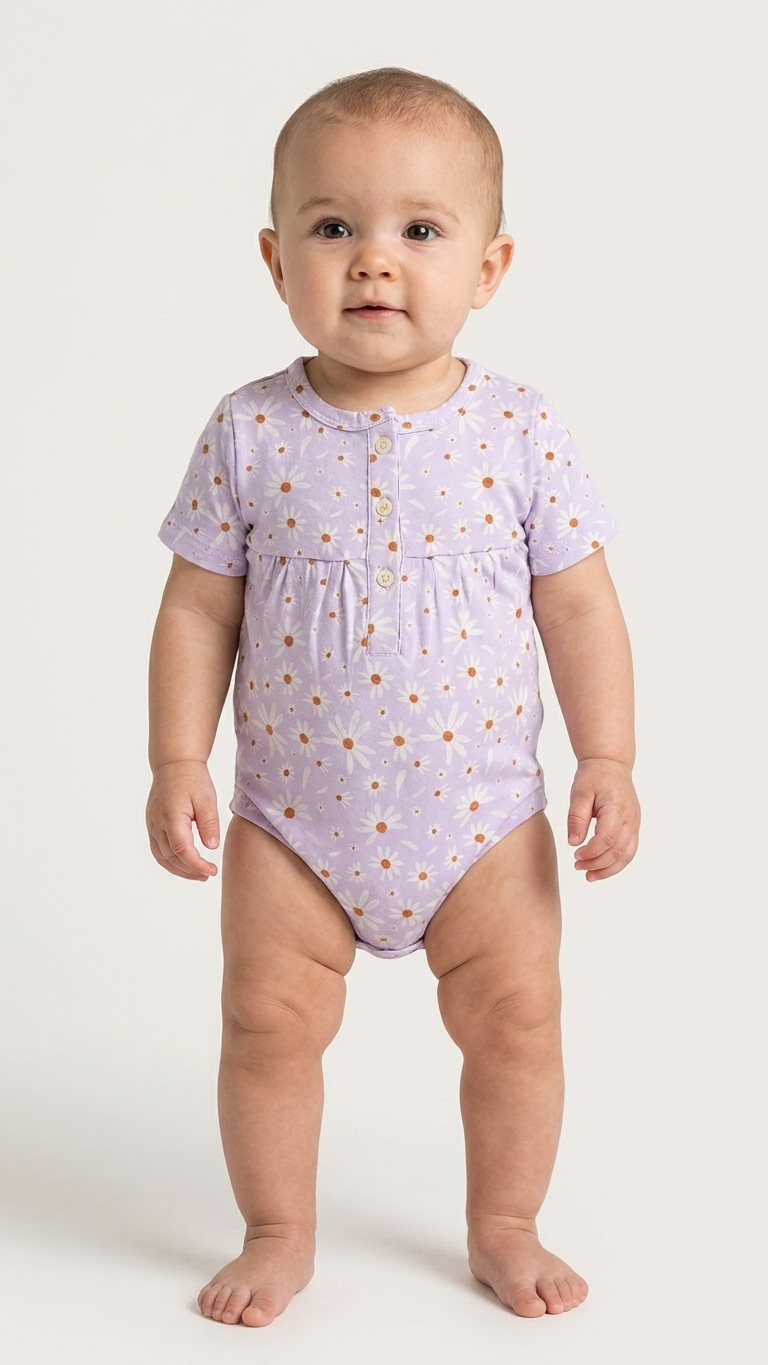 Lavender Daisy Bodysuit