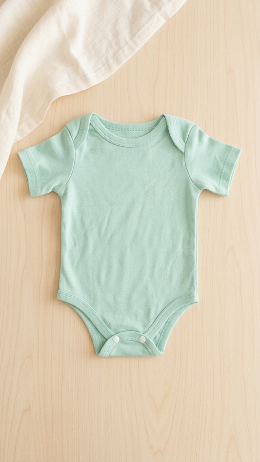 Mint Green Short Sleeve Bodysuit