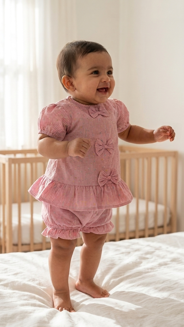 Pink Bow Co-ord Set